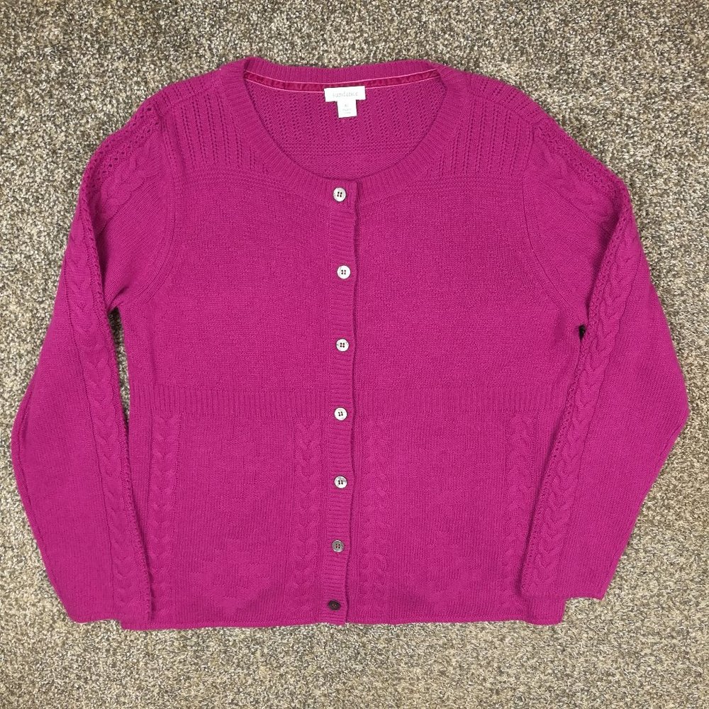 Women's Pink Cardigan Sweater